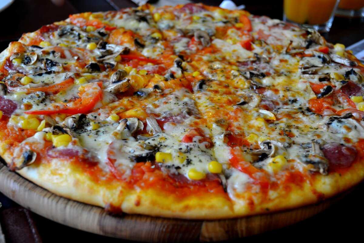 рецепт пиццы начинка с грибами фото 4