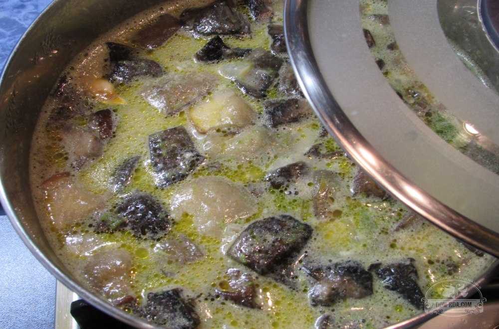 Пошаговый рецепт приготовления грибного супа из замороженных грибов