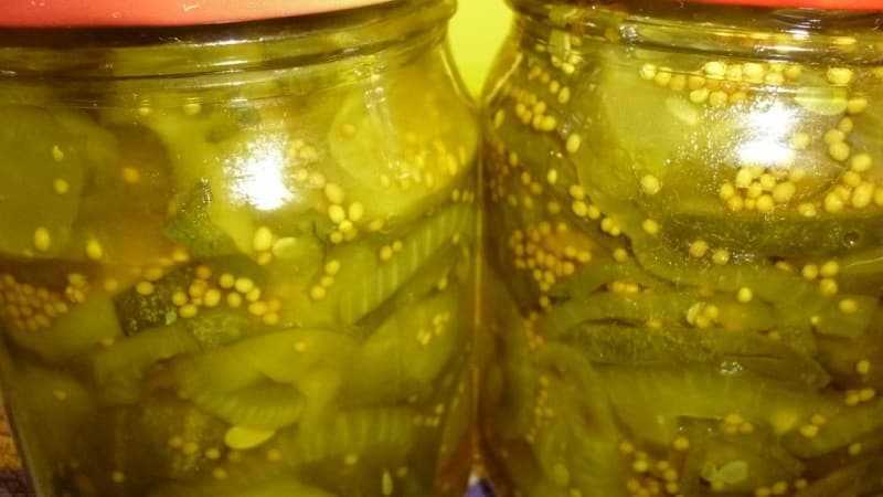 Огурцы с горчицей на зиму в банках без стерилизации: очень вкусно!