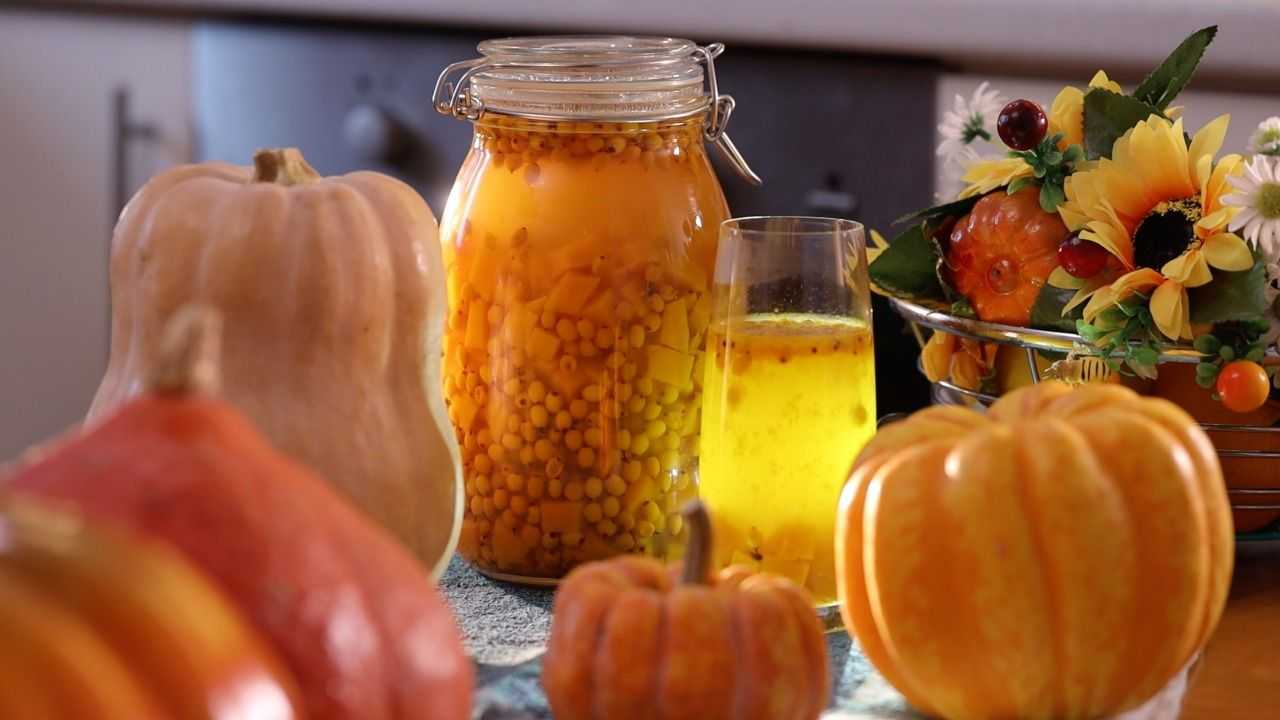 Пошаговый рецепт приготовления компота из тыквы с фото