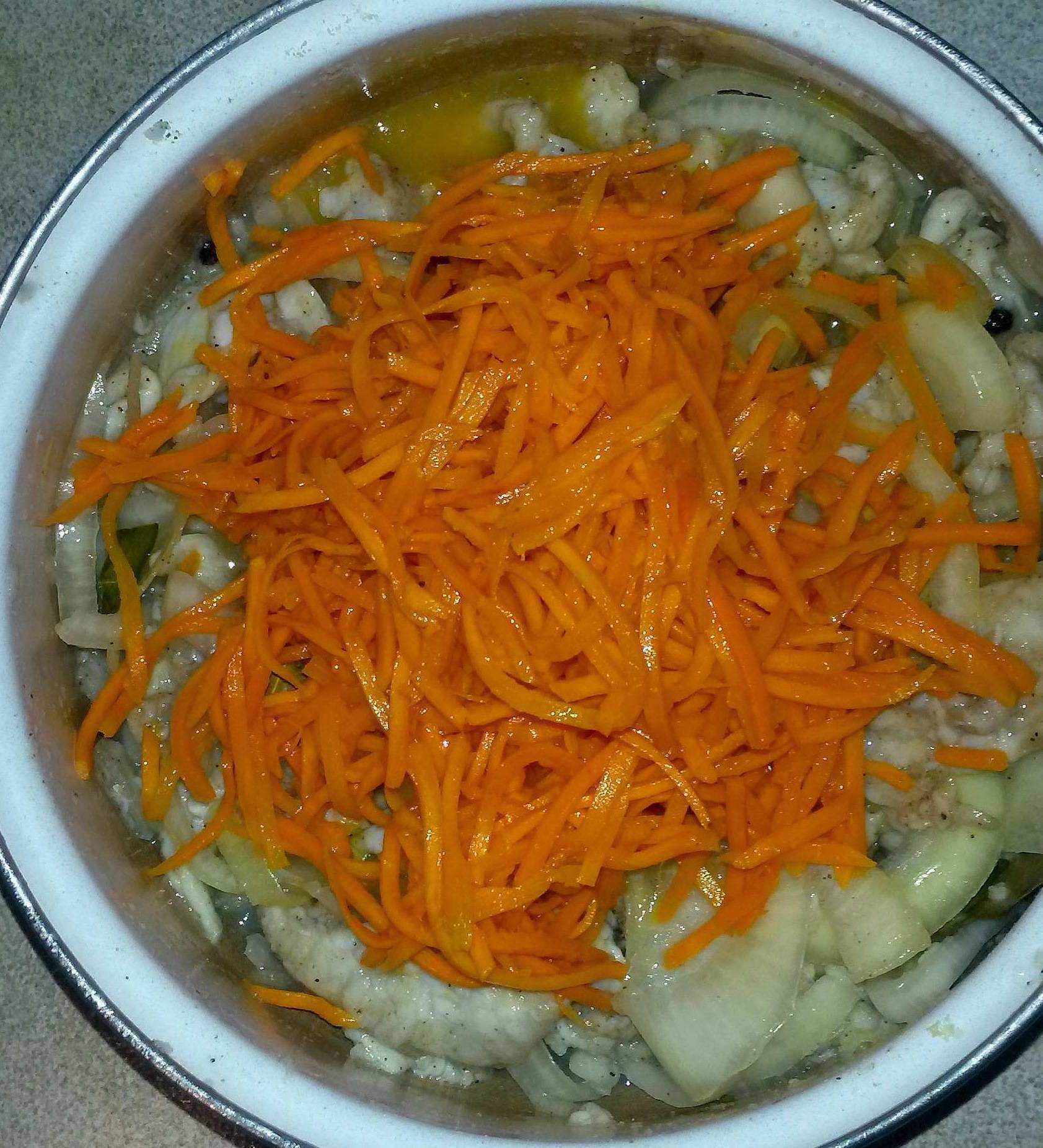 Рецепт щуки хе с морковью